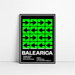 Balearica 12 May Print - 50 x 70cm