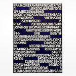 Blue Bauhaus Rewritten Print - A1