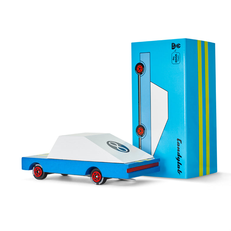 Blue Racer #8 Toy Car