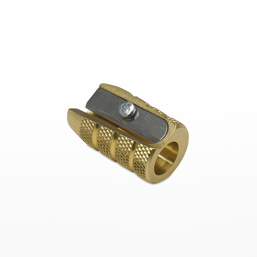 Brass bullet sharpener single