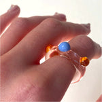 Bubble ring - pink