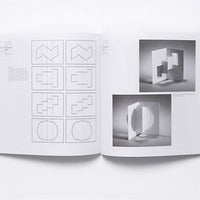 Inside page of Cut and Fold Techniques with images and diagrams of paper models on a white background. 