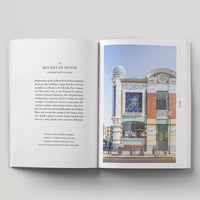 Inside page of Opinionated Guide to London Architecture with a photograph of an art deco style house.