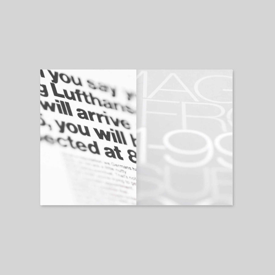 Magazine B - Helvetica
