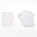 Minim playing cards - white