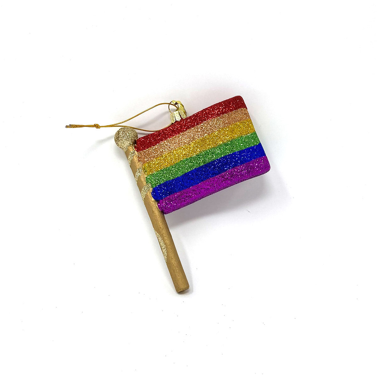 Pride Rainbow Flag Ornament