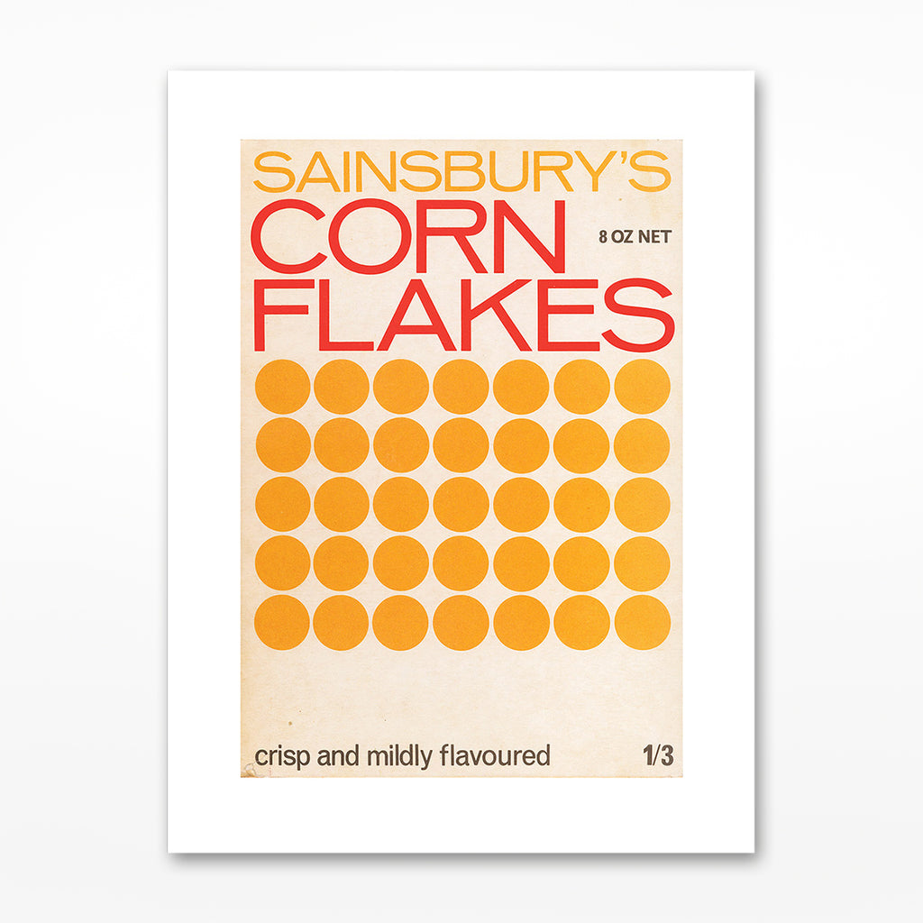 Sainsbury's Own Cornflakes Giclee Print - 30 x 40cm