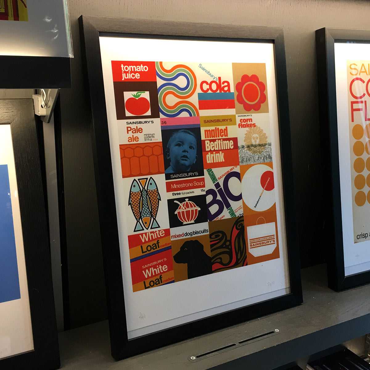 Sainsbury's Collage Giclee Print - Exclusive