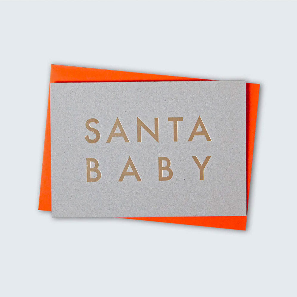 Santa Baby Greetings Card