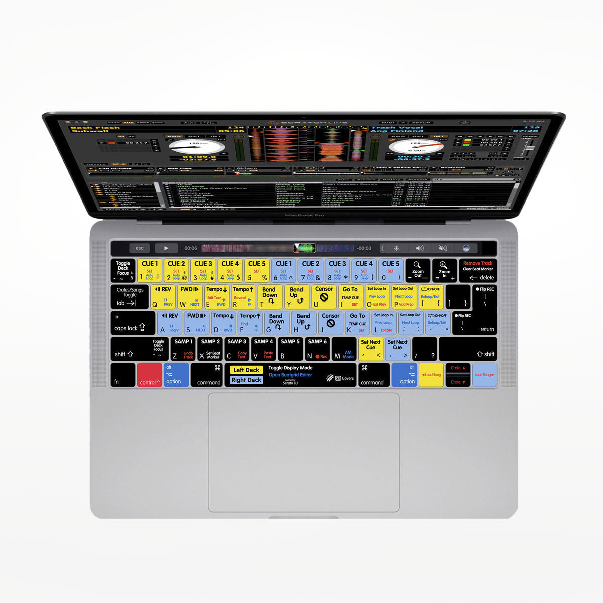 Serato DJ / Scratch Live Keyboard Cover