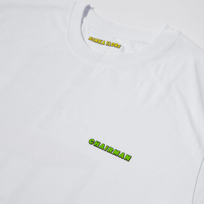 Chairman T-Shirt Types Of Happiness - white