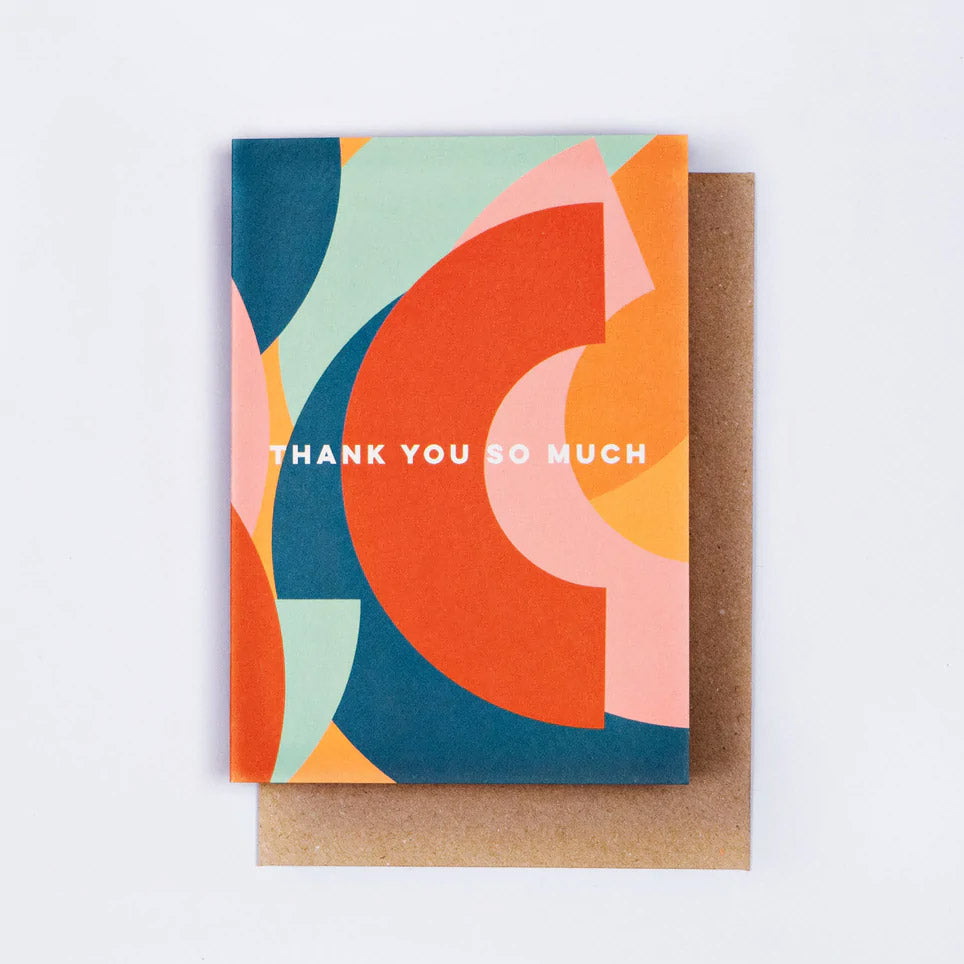 Thank You So Much Greetings Card