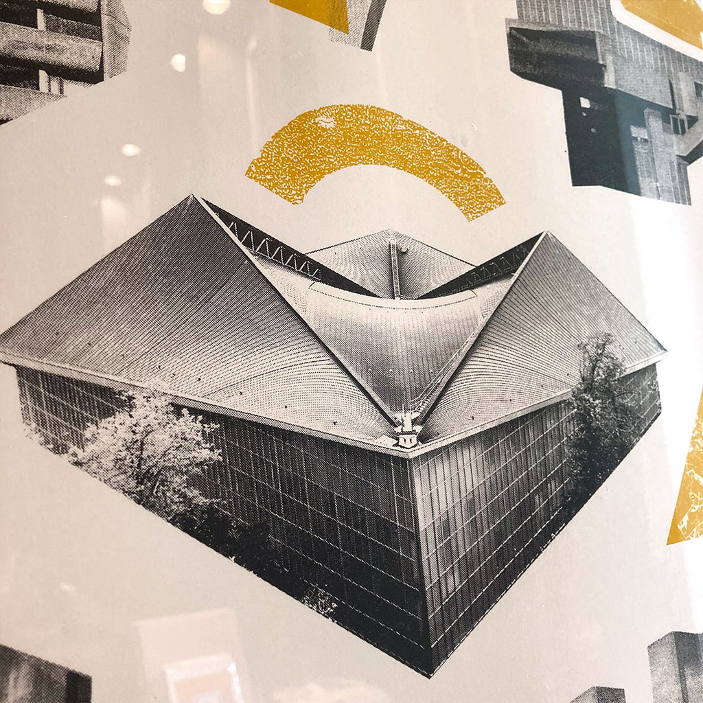 London Architecture Icons Screenprint - 50 x 70cm
