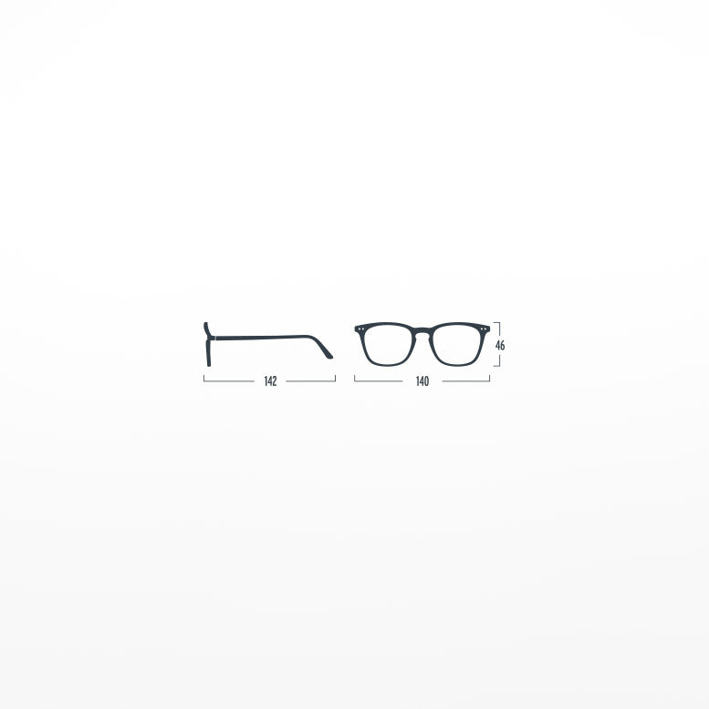 IZIPIZI Glasses Black #E